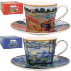 MONET CUP & SAUCER 2 ASST