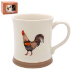 COCKEREL MUG EMBOSSED