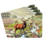 STAG PLACEMATS SET 4