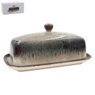 REACTIVE GLAZE BUTTER DISH