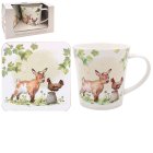 GOAT & HEN MUG & COASTER