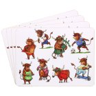 HIGHLAND COW PLACEMATS SET 4