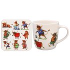 HIGHLAND COW MUG & COASTER