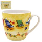 BEACH BREAKFAST MUG 4 ASST