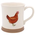 HEN MUG EMBOSSED