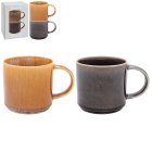 REACTIVE GLAZE STACK MUGS SET2