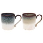 REACTIVE GLAZE MUGS SET OF 2