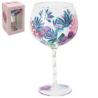 PINK GERBERAS GIN GLASS