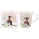 CAT WITH DANDELION MUG & COAST