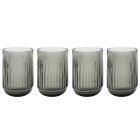 SMOKE TUMBLER GLASS SET 4