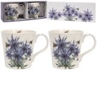 BEETANICAL THISTLE MUGS SET 2