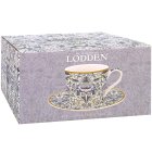 LODDEN CUP & SAUCER 2 ASST