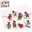 HIGHLAND COW PLACEMATS SET 4