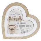 HIGHLAND COW 3D HEART LOVE