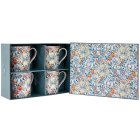 GOLDEN LILY MUGS 4 SET