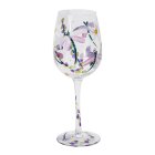 DRAGONFLIES & DAISIES WINE GLA