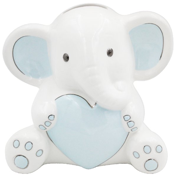 silver money box for baby boy