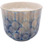 TORTOISE SHELL CANDLE BLUE