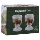 HIGHLAND COW EGG CUPS