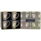 LUSTRE PIMPERNEL MUGS SET 4