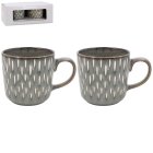 REACTIVE GLAZE MUGS SET 2