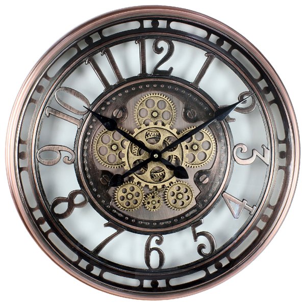 ANTIQUE MOVING COGS CLOCKS : Lesser & Pavey