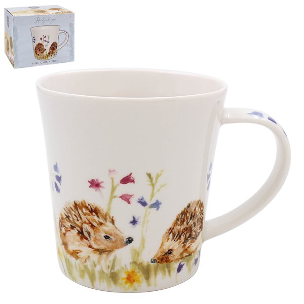 Bone China Scottish Thistle Mug & Teabag Holder