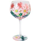 DAISIES & DRAGONFLY GIN GLASS