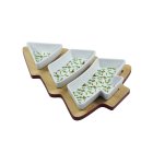 DISHES WITH TREE TRAY SET 3