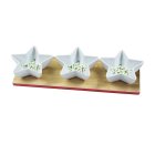 STAR DISHES WITH TRAY SET 3