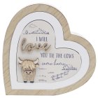 HIGHLAND COW 3D HEART LOVE