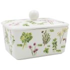 HERB GARDEN BUTTER DISH