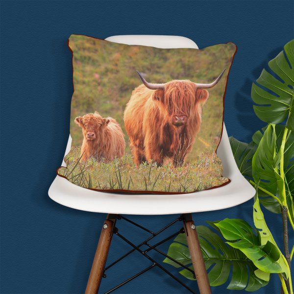 The Leonardo Collection Highland Cow and Calf Design - Melamine Spoon Rest