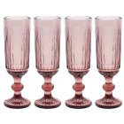 PINK FLUTES GLASS