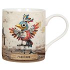 SCRAP BIRD MUG