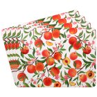 PEACHES PLACEMTS SET 4