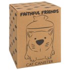 FAITHFUL FRIENDS CAT CANISTER