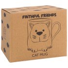 FAITHFUL FRIENDS CAT MUG