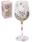 DAISIES WINE GLASS