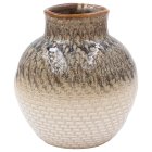 WEAVE VASE GREY 15CM