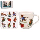 HIGHLAND COW MUG & COASTER