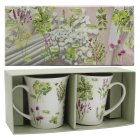 HERB GARDEN MUGS SET 2