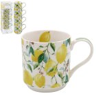 LEMON GROVE STACK MUGS SET 4