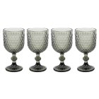 SMOKE WINE GLASS SET 4