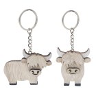 HIGHLAND COW KEYRING 2 ASST