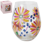 SUMMER DAISIES STEMLESS GLASS