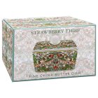 STRAWBERRY THIEF BUTTER DISH