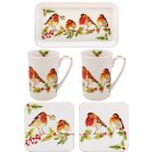 WINTER ROBIN 5 PIECE GIFT SET