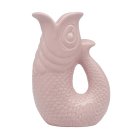 FISH JUG/VASE PINK 26CM