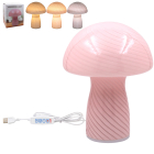 MUSHROOM LAMP PINK